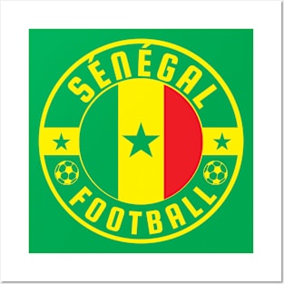 Senegal Football Flag Posters and Art